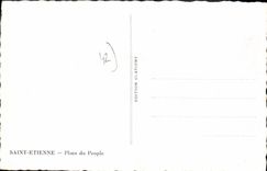CPA Saint Etienne Place du Peuple 
