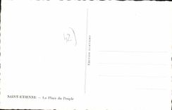 CPA Saint Etienne Place du Peuple 
