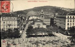 CPA Saint Etienne Place Gambetta 