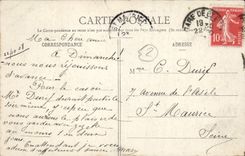 CPA St Etienne Entree de l'Hospital