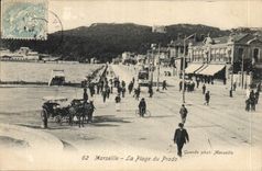 CPA Marseille La Plage du Prado 
