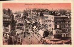 CPA Marseille Rue Cannebieve 