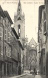 CPA Aix en Provence Rue Cardinale Eglise St Jean 