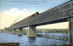 CPA Nouvelle Ligne Chemin de Fer de L'Estaque a Miramas Le Viaduc de Caronte 