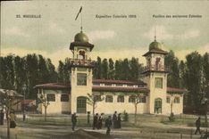 CPA Marseille Exposition Coloniale Pavillon des Anciennes Colonies 