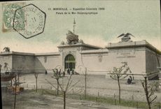 CPA Marseille Exposition Coloniale Palais de la Mer Oceanographique 