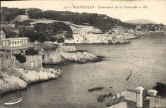 CPA Marseille Panorama de la Corniche 