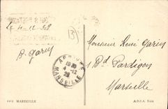 CPA Marseille Gare Ches du Rhone 