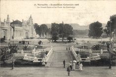 CPA Marseille Expendition Coloniale Le Grand Palais et les Ponts du Cambodge 