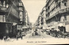 CPA Marseille La Rue Colbert 