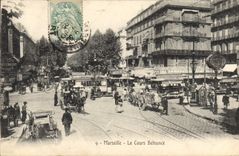 CPA Marseille Le Cours Belsunce 