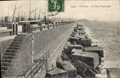 CPA Marseille La Jetee Promenade 