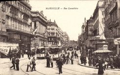 CPA Marseille Rue Cannebiere 