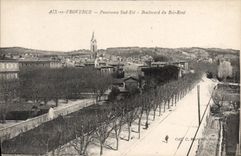 CPA Aix en Provence Panorama Sud Est Boulevard du Roi Rene  