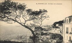 CPA Marseille Un Coin de la Corniche 