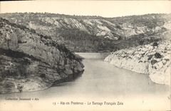 CPA Aix en Provence Le Barrage Francois Zola 