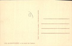 CPA Aix en Provence La Place des Tanneurs 