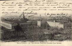 CPA Aix en Provence Vue Generale Nord Est Ensemble Ecole Normale 