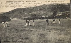 CPA Camp de Carpiagne Le Tir a la Cible 