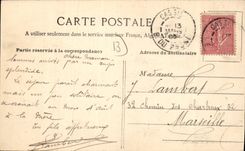 CPA Camp de Carpiagne Le Tir a la Cible 