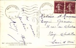 CPA Aix en Provence L'Hotel de Ville et le Beffroi 