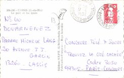 CPA Cassis B du Rh Le Port et les Quais 