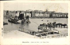 CPA Marseille Quai du Port Le Vieux Port 