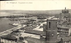 CPA Marseille Vue Generale de la Joliette 