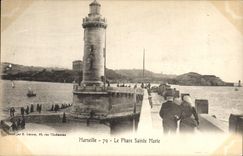 CPA Marseille Le Phare Sainte Marie 
