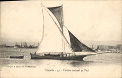 CPA Marseille Tarlane rentrant au Port 