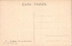 CPA Les baux Rue des Fours banaux