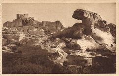 CPA Les Baux Vus des carrieres de Sarragan 