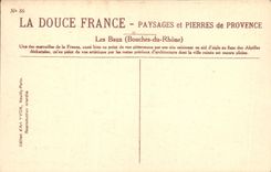 CPA Les Baux Bouches du Rhone Une des merveilles de la France 