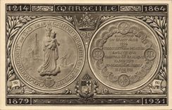CPA Marseille Souvenir de ND de la Garde 