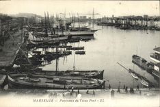 CPA Marseille Panorama du Vieux Port 