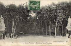 CPA Aix en Provence Entree du Cours Mirabeau 