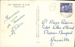 CPA Tarascon B du R L'Hotel de Ville 
