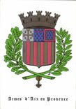 CPSM Armes d'Aix en Provence 