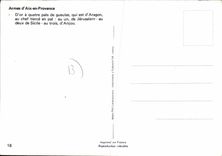 CPSM Armes d'Aix en Provence 