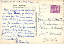 CPSM Marseille Un coin du Vieux Port