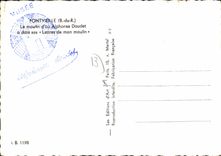 CPSM Fontvieille B du R Le moulin d'ou Alphonse Daudet a date ses Lettres de mon moulin 
