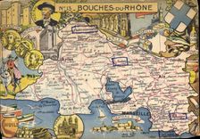 CPSM Bouches du Rhone Chateauchard Salon Aubagne La Ciotat 