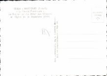 CPSM Martigues B du R Le Venise Provencale Le Brencon au Le Miroir aux Oiseaux et l'Eglise de la Mad