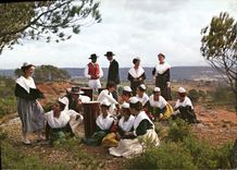 CPSM L'Escolo de Lar Aix en Provence Centre de culture et de maintenance provencales Groupe de danse