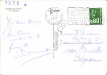 CPSM Cassis B du R Le chateau 