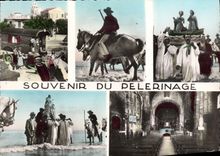 CPSM Souvenir du Pelerinage Saintes Maries de la Mer 