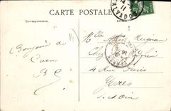 CPA Vue generale de Caen prise du Lycee 