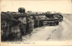 CPA Luc sur Mer Les Falaises 