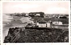 CPA Asnelles sur Mer Calvados Vue d'ensemble prise de Fresnay 