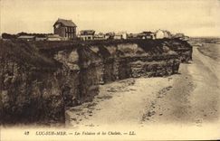 CPA Luc sur Mer Les Falaises et les Chalets 